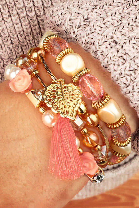 Rose Pink Bracelet Bunch