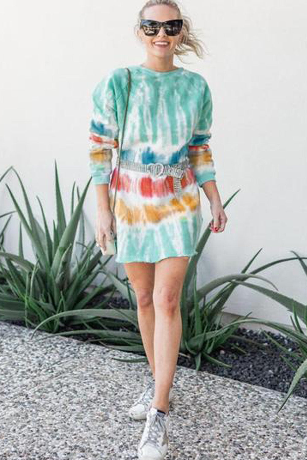 Tie Dye Mini Dress