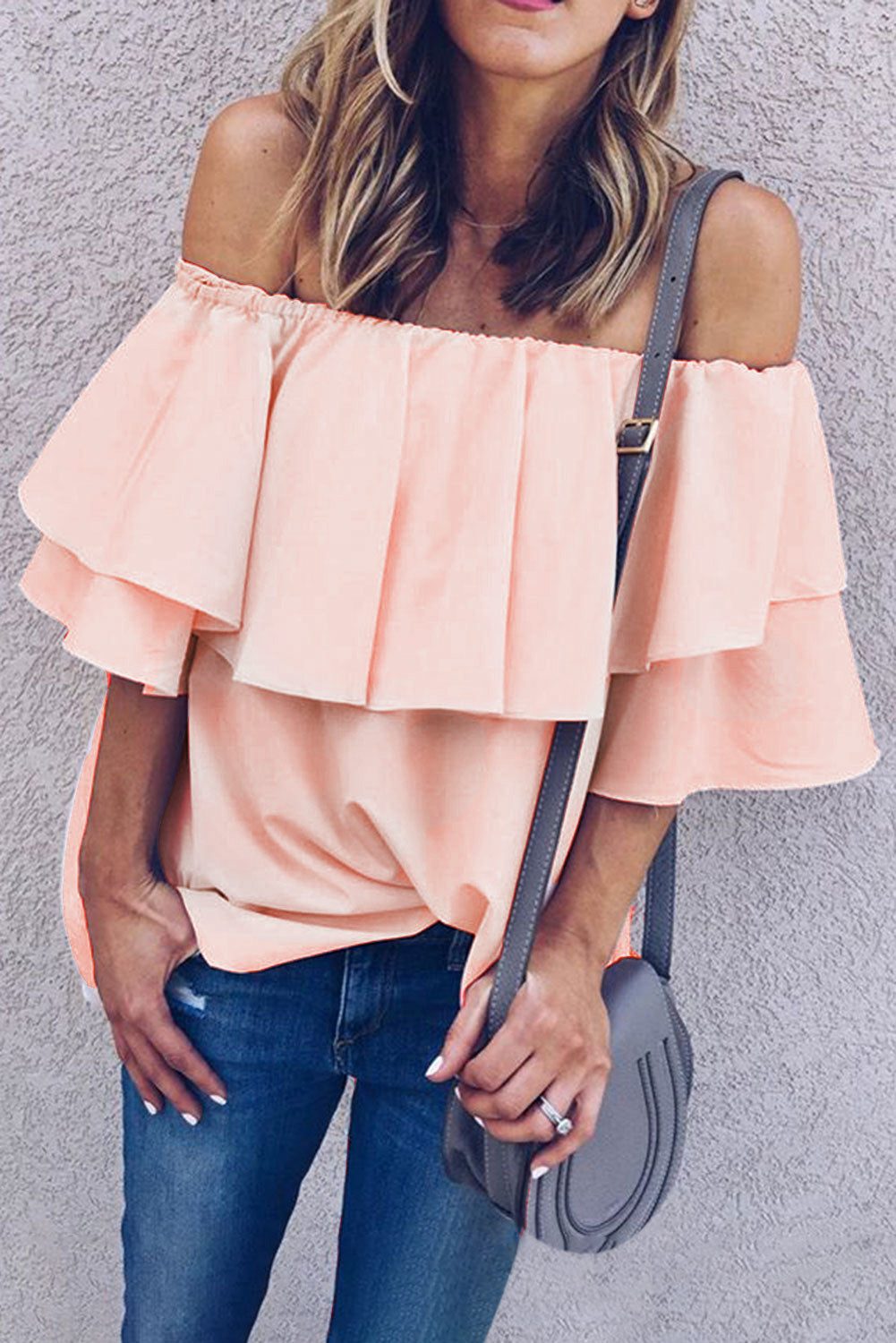 Pretty in Pink Ruffle Top