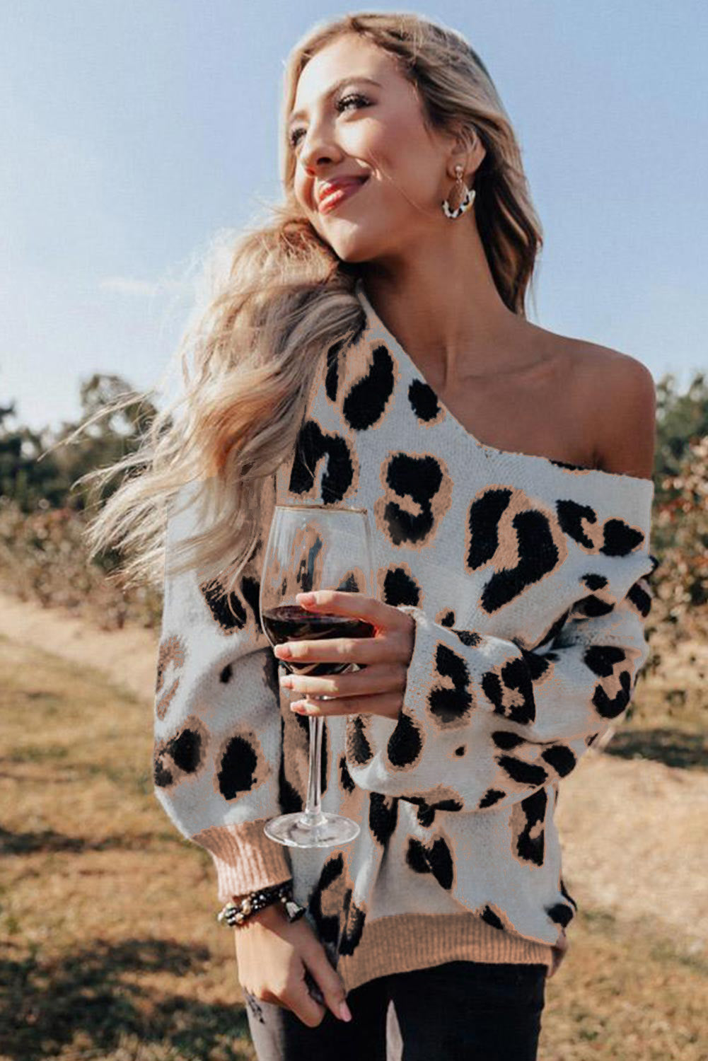 Treena Leopard Sweater