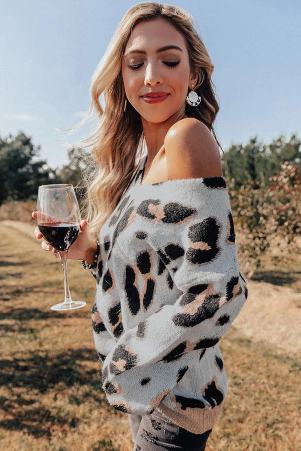 Treena Leopard Sweater