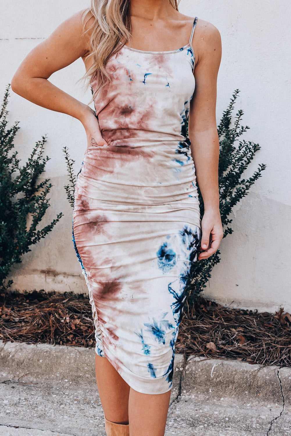 Tie Dye Bodycon Dress