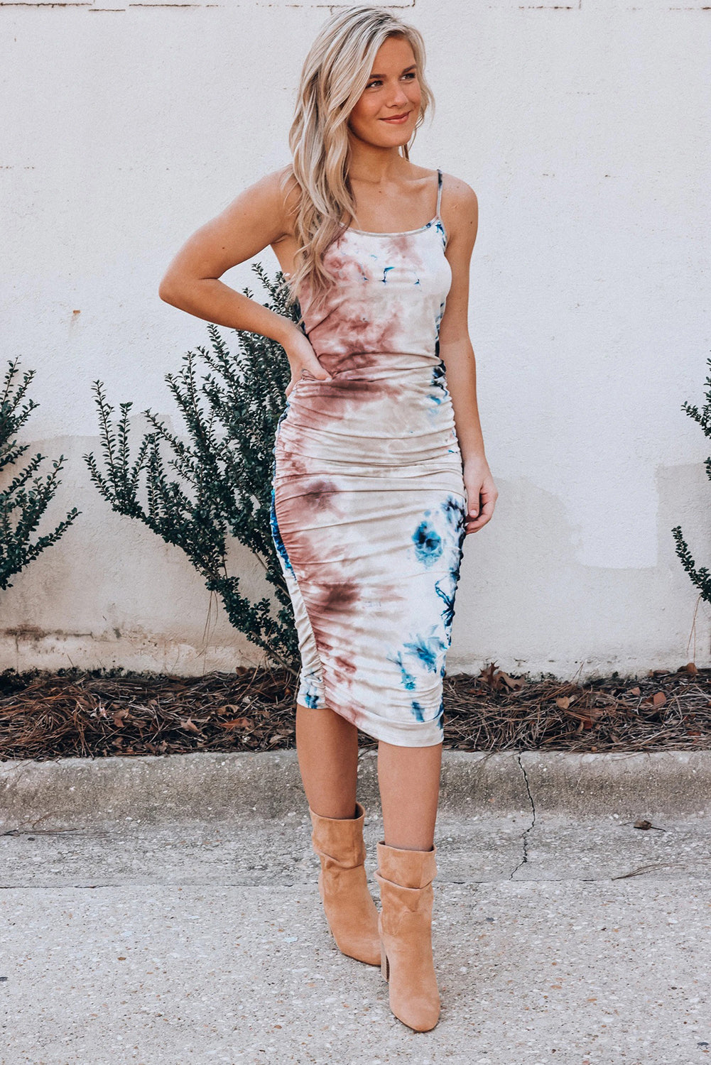Tie Dye Bodycon Dress