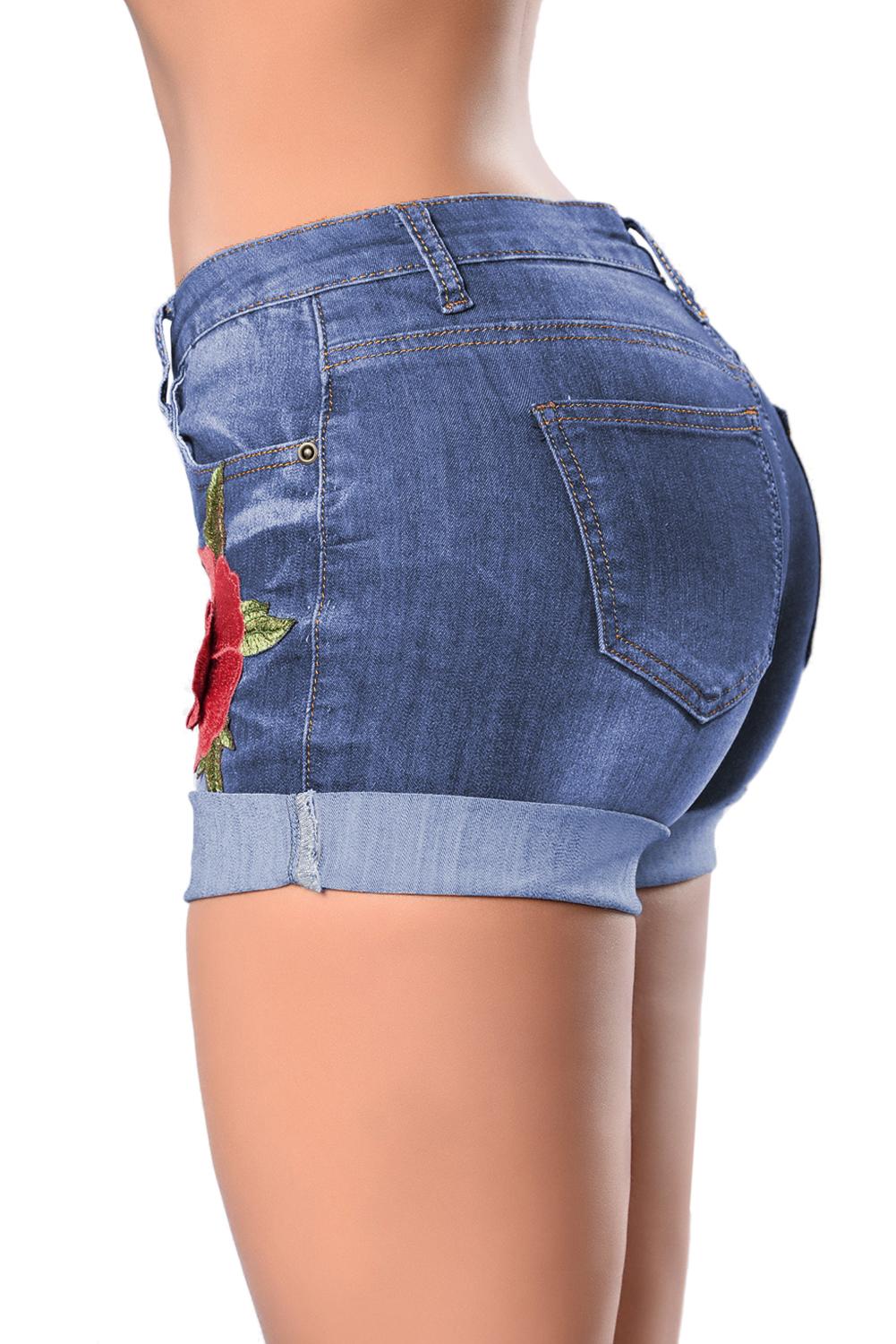 Embroidered Shorts
