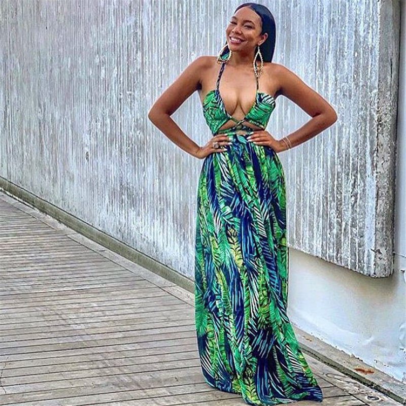 Palm Maxi Dress
