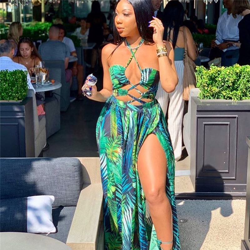 Palm Maxi Dress