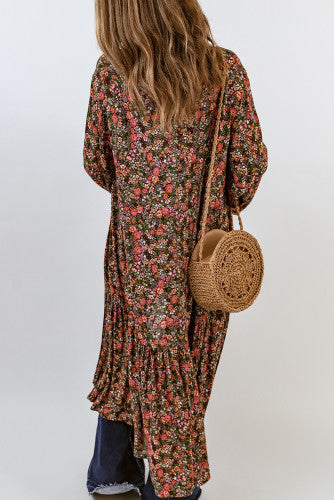 Boho Floral Kimono
