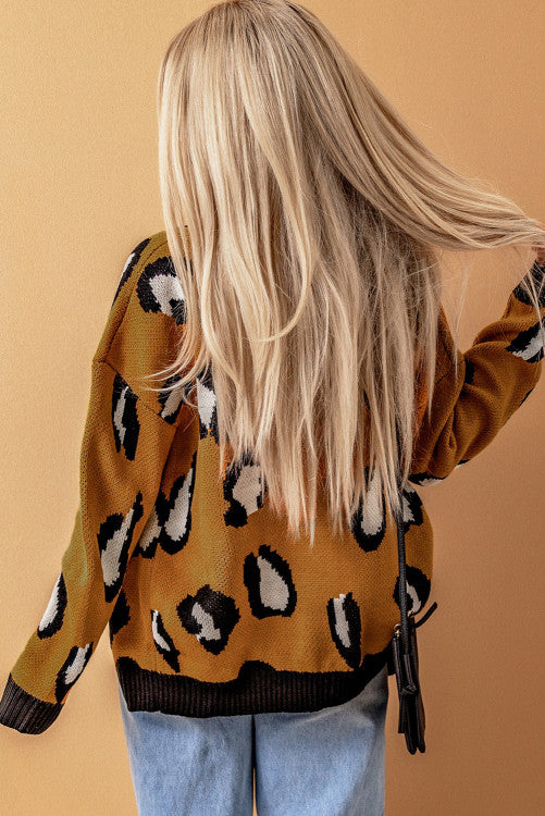 Leopard Cardigan Sweater