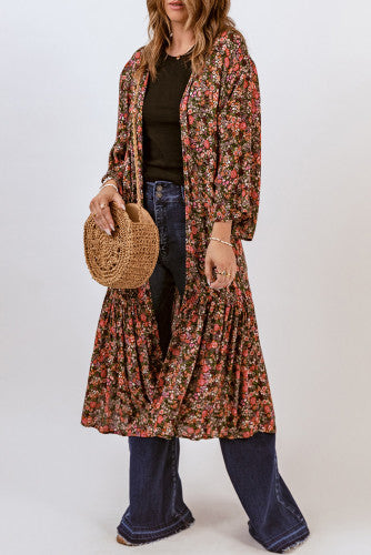 Boho Floral Kimono