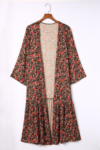 Boho Floral Kimono