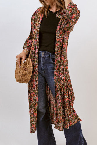 Boho Floral Kimono