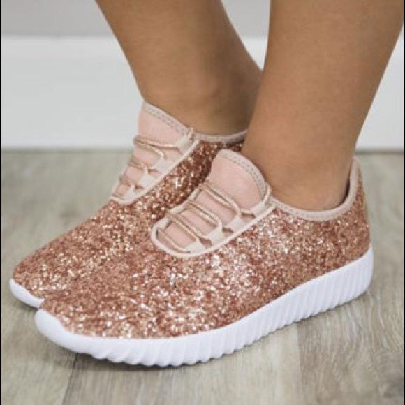 Rose Gold Sneakers
