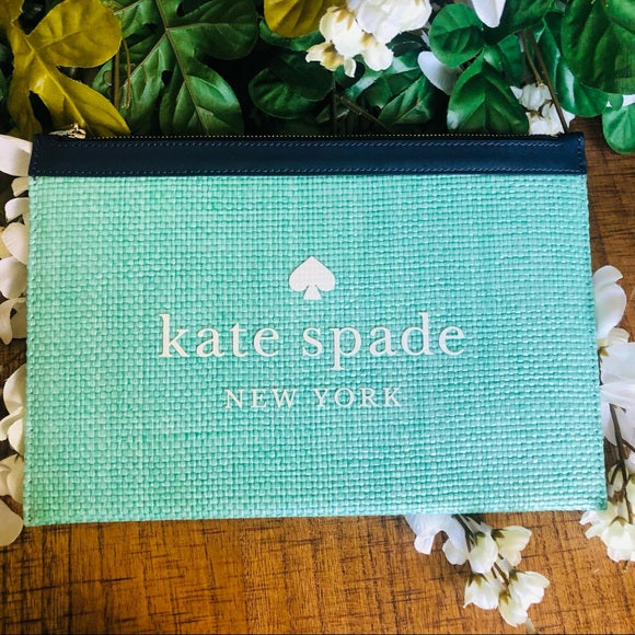 Kate Spade Straw Clutch