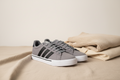 Adidas Daily 4.0 Gray Black Stripe Sneakers Men’s 8 Women’s 9