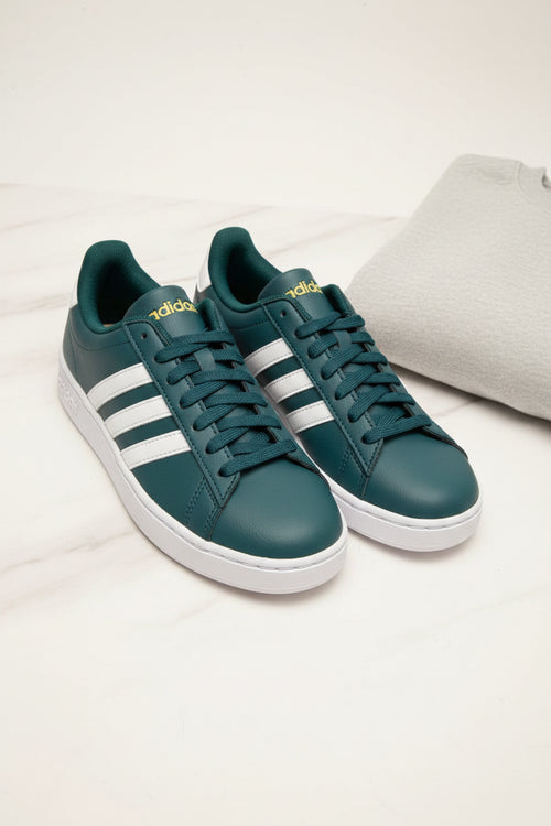 Adidas Grand Court 2.0 Women’s Sneakers Arctic Night Green White Tennis Shoes Trainers