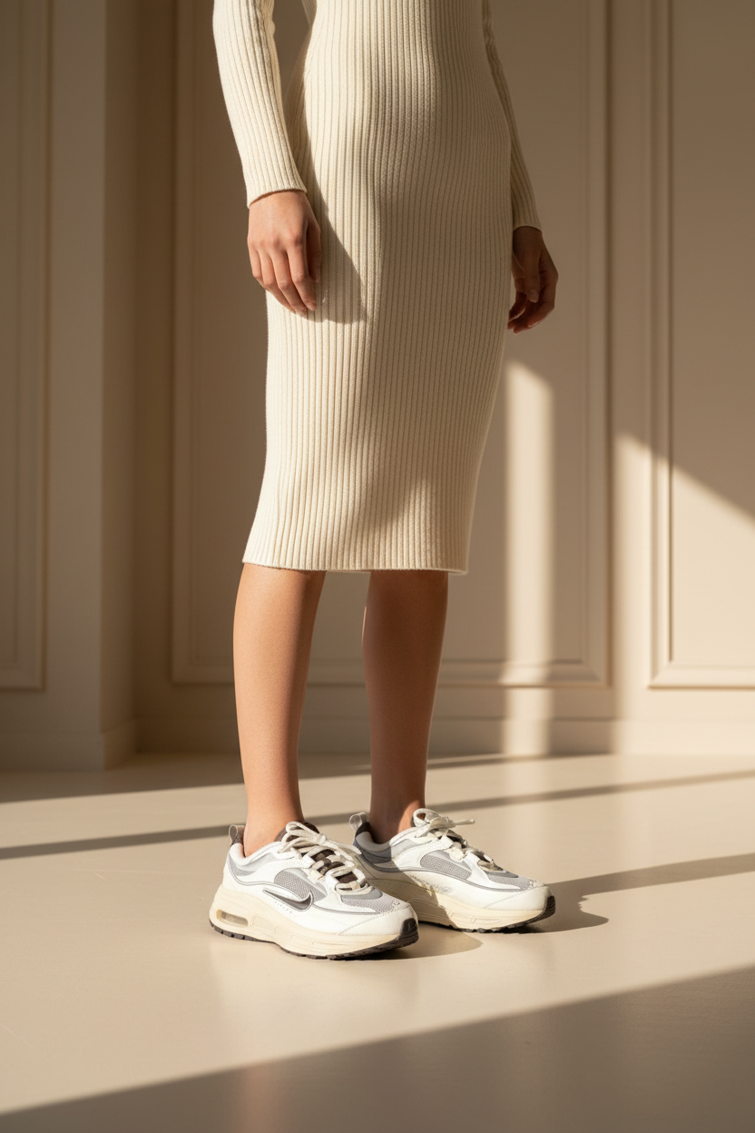 Nike Air Max Bliss Next Nature Wolf Grey Dad Sneaker