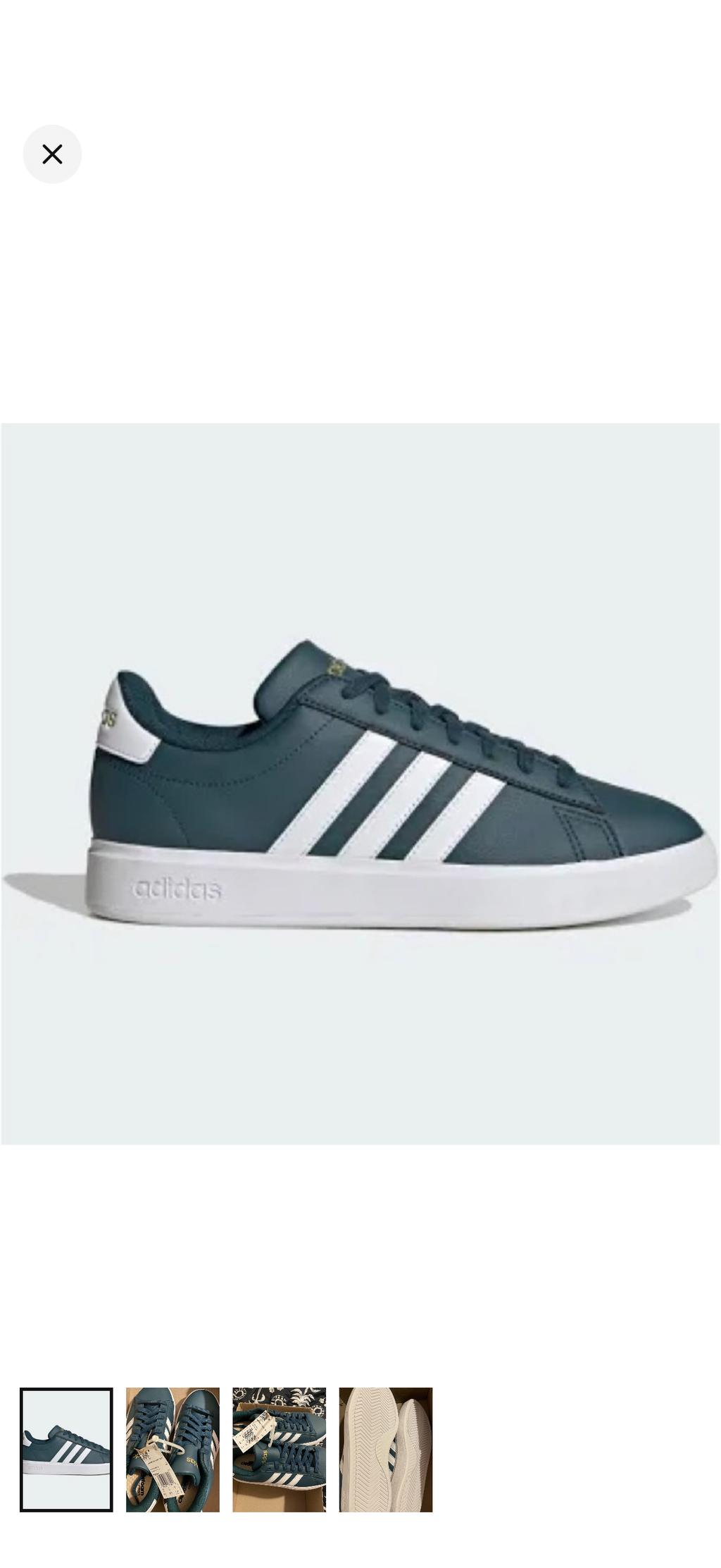 Adidas Grand Court 2.0 Women’s Sneakers Arctic Night Green White Tennis Shoes Trainers