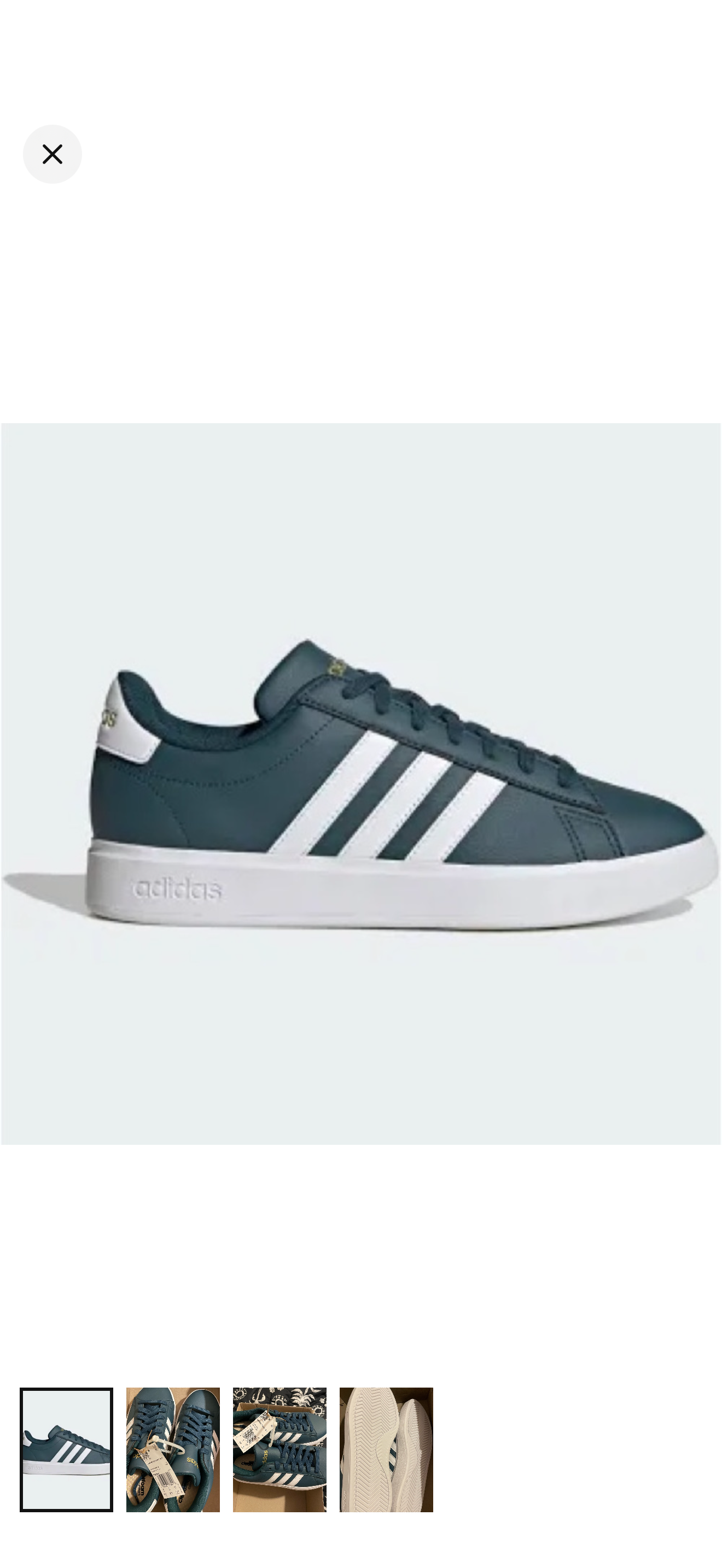 Adidas Grand Court 2.0 Women’s Sneakers Arctic Night Green White Tennis Shoes Trainers