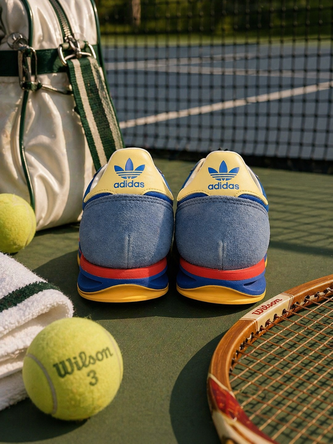 Adidas SL 72 RS Blue Suede Retro Sneakers Women’s 7.5 Runner Shoes