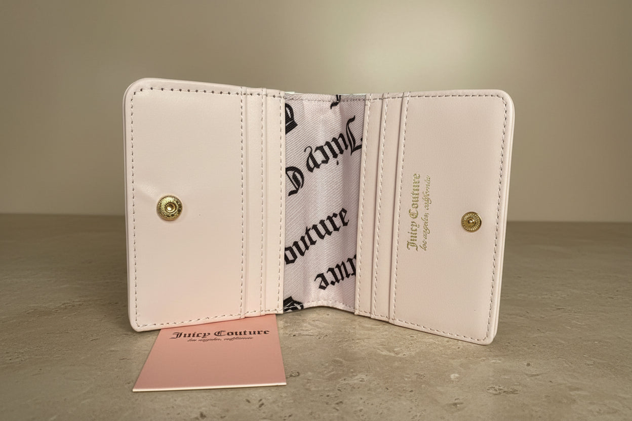 Juicy Couture Strawberry Pink Terry Wallet