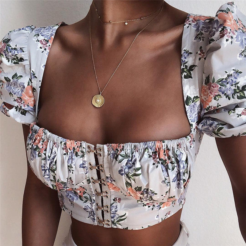 Floral Crop Top