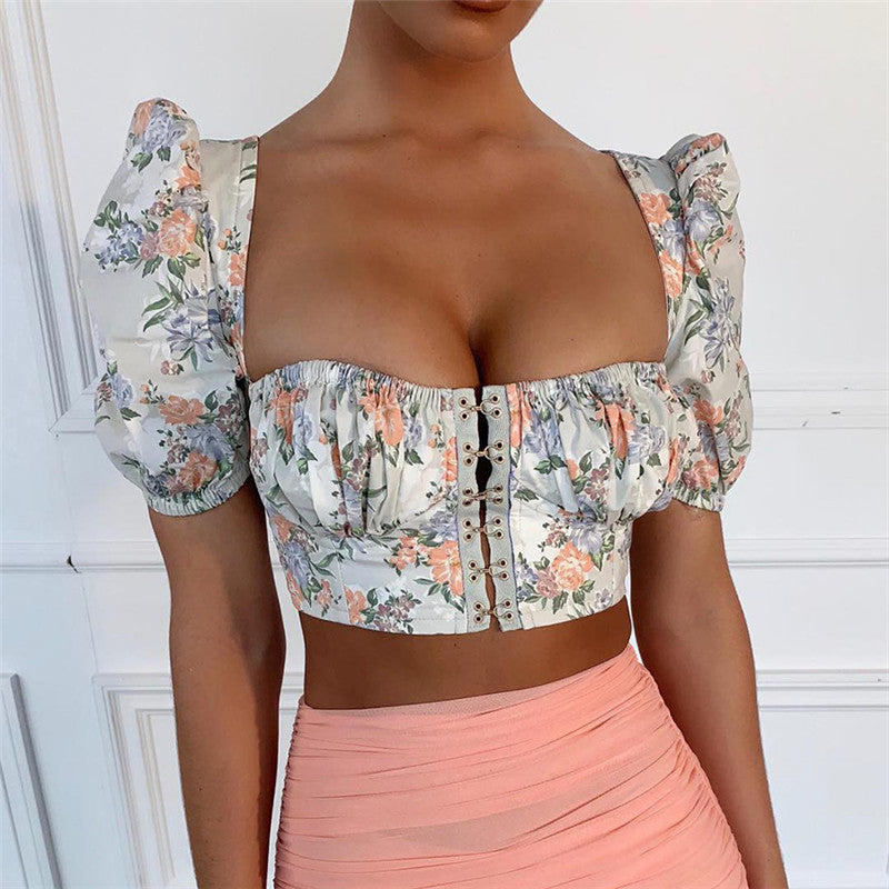Floral Crop Top