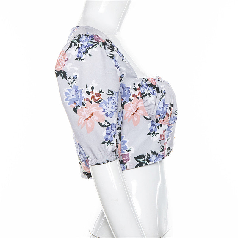 Floral Crop Top