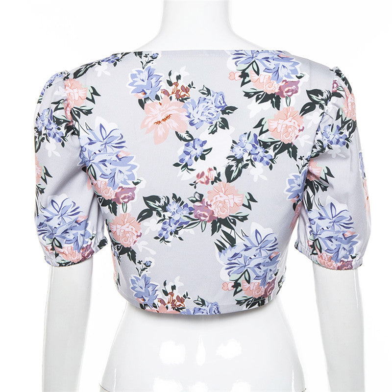 Floral Crop Top