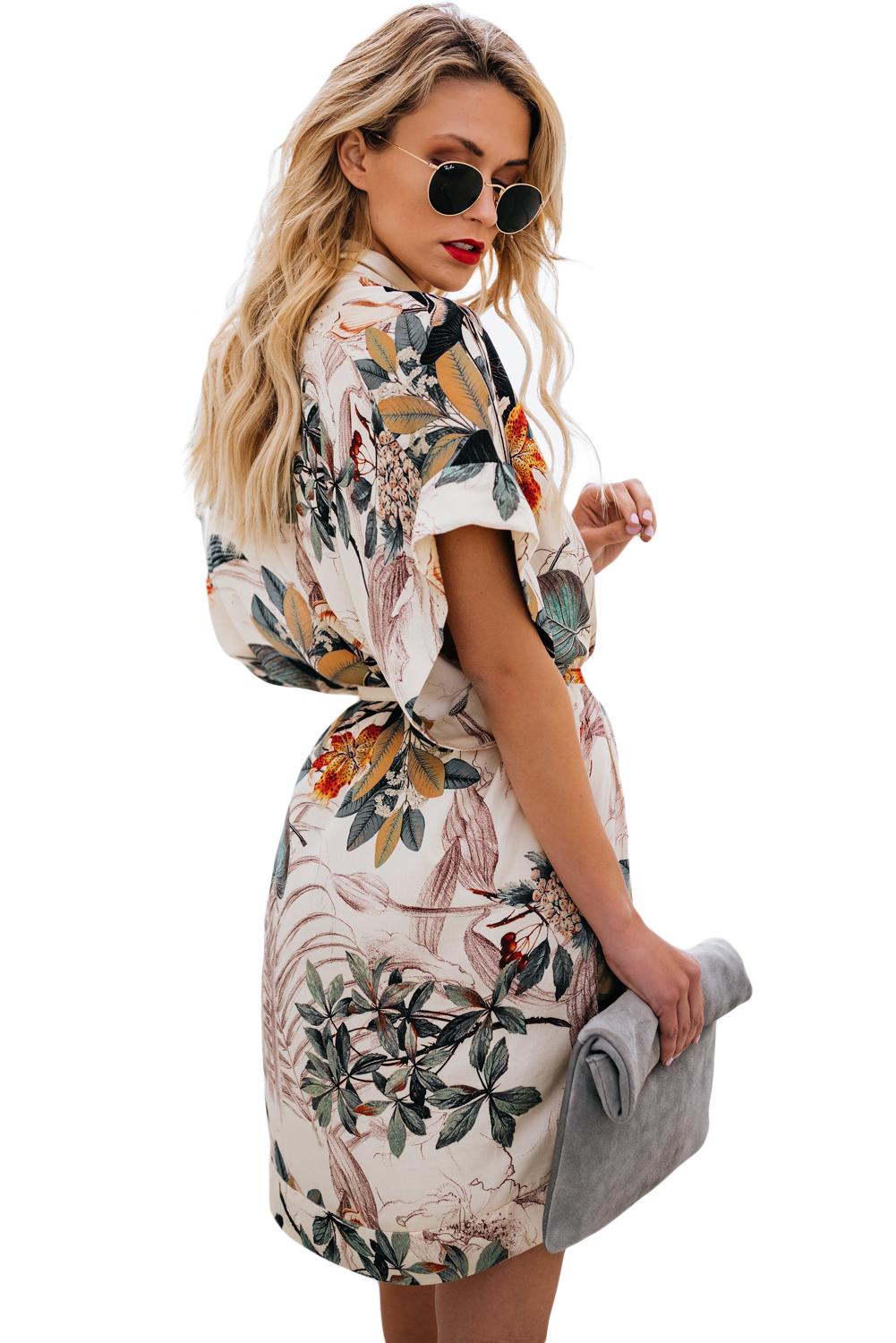 Take It Easy Kimono Dress