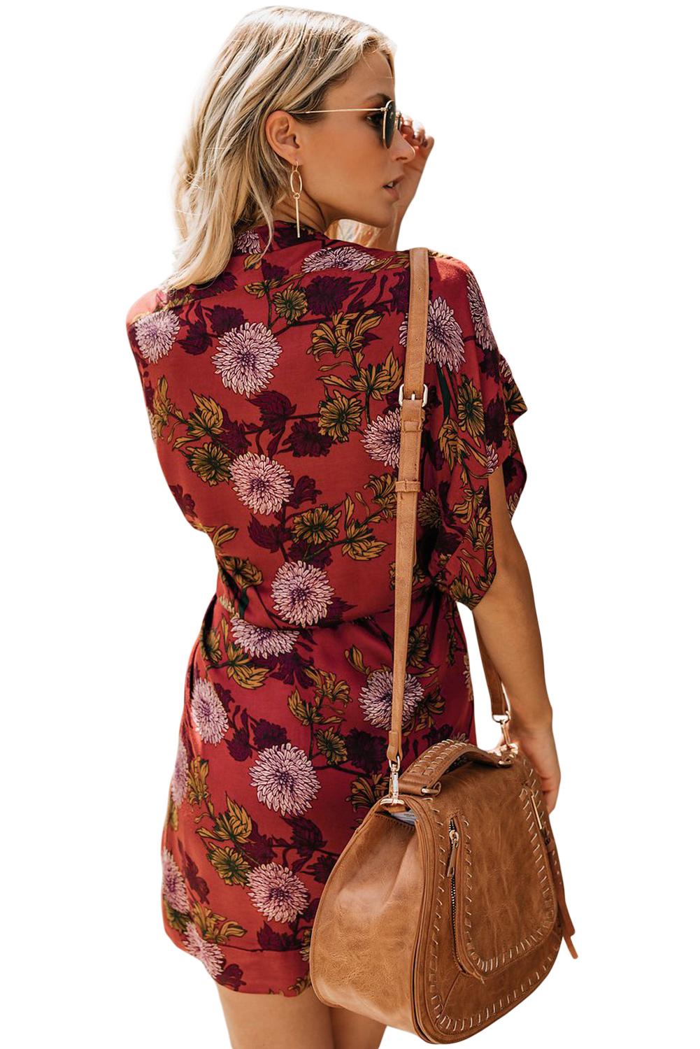 Take It Easy Kimono Dress