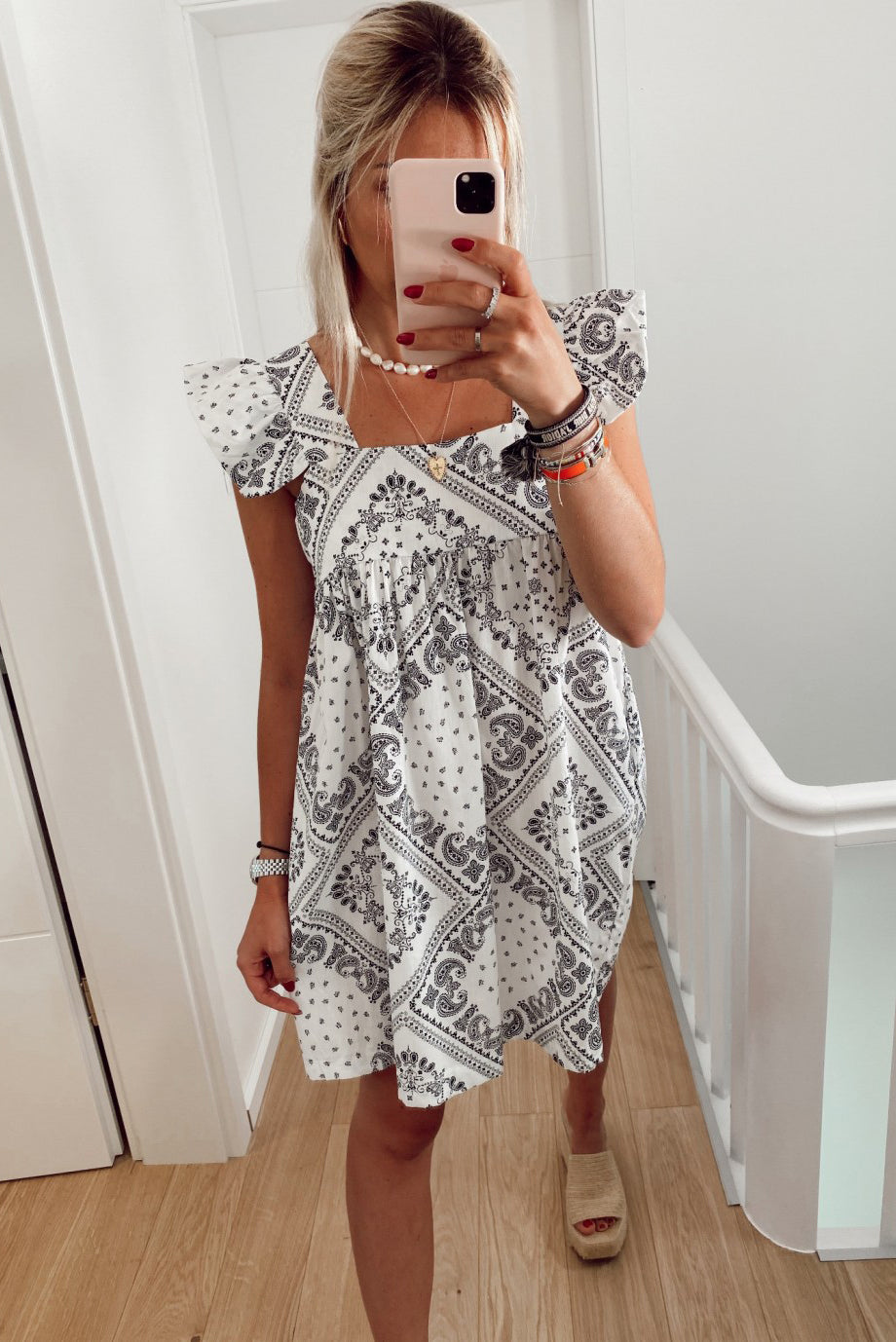 Cotton swing dress