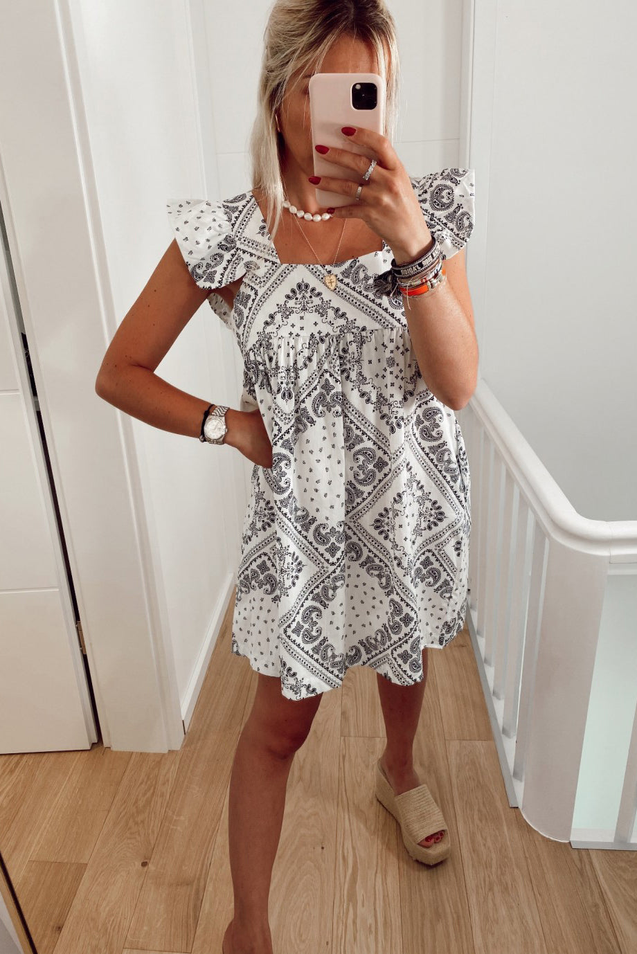 Cotton swing dress