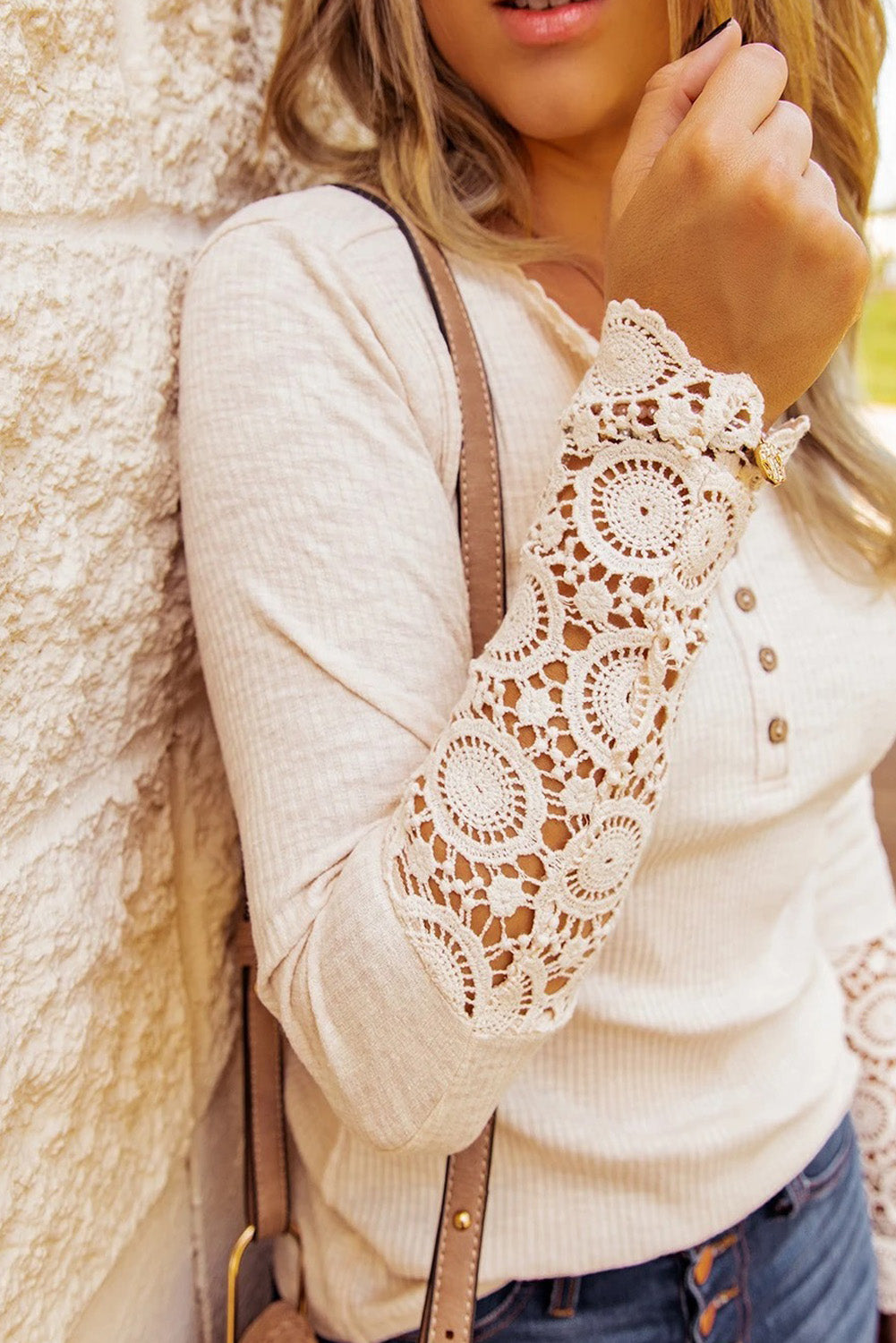 Long Sleeve Lace Top