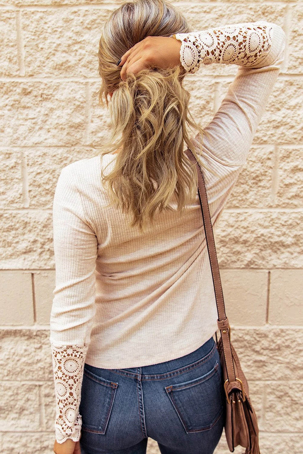 Long Sleeve Lace Top