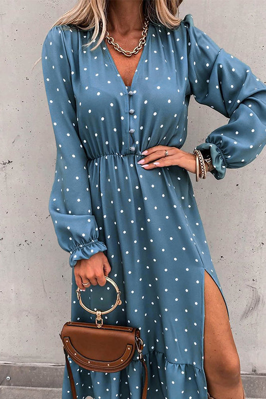 Kayla Polka Dot Midi Dress