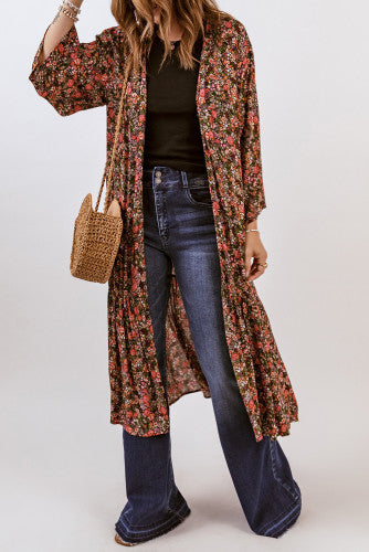 Boho Floral Kimono